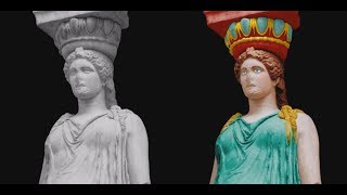 Colors of Ancient Europe – Caryatid from the Erechtheion in Athens [upl. by Hezekiah109]