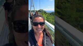 Thrilling Adventure at Mishima Skywalk Japan’s Longest Suspension Bridge [upl. by Aiksas]