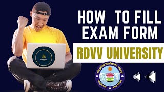 How to Fill RDVV Examination Form [upl. by Hong931]