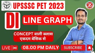 🔴 UPSSSC PET 2023 MATHS  DI  LINE GRAPH  BEST UPSSSC PET COACHING IN KANPUR  🔥🔥 [upl. by Sara]