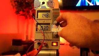 Mitsubishi 300mW 635nm Diode Bench Test 15A [upl. by Earal245]