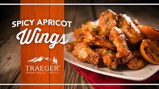 Perfect Game Day Spicy Apricot Wings  Traeger Grills [upl. by Cy903]