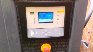 How to reset Atlas Copco Electric Air Compressor [upl. by Brunn]