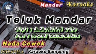 teluk mandar karaoke nada cewek [upl. by Hako696]