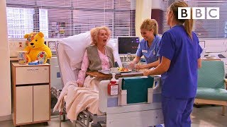 Catherine Tates Nan returns as Holby Citys worst ever patient  Children in Need  BBC [upl. by Assenat]