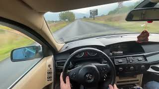 Bmw 530d e60 stage 1 POV  Power slides DriftsCruising [upl. by Kubiak290]