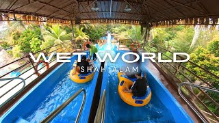 naik semua gelongsor Wet World Shah Alam [upl. by Tirma]