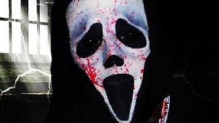 Scream  Ghost Face  Makeup Tutorial [upl. by Pompei]