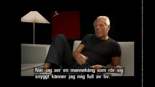 Giorgio Armani interview [upl. by Arenahs]