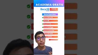 ACADEMIA GRATIS Becas Especiales beca18 pronabec 🚀 [upl. by Nnyrb894]