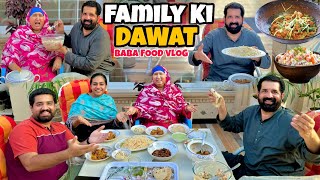 Poori Family Ki Grand Dawat Krdi 😍  Chicken Karahi 😋  Russian Salad  BaBa Food RRC [upl. by Saffian636]