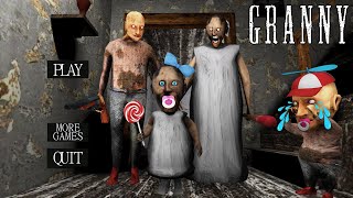 Playing New Secret Granny Family Mode Animation Full Gameplay 4 [upl. by Connell638]