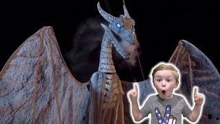 Arctic Dragon Spirit Halloween Animatronic Unboxing [upl. by Oigroig]