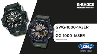 GSHOCK Premium MUDMASTER GWG1000 i GG1000 porównanie [upl. by Ynattib]