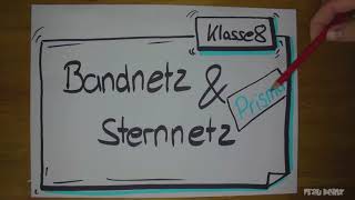 Klasse 8 Prismen  Bandnetz und Sternetz [upl. by Ellerd656]