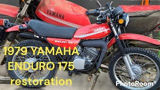 Restoration of a 1979 Yamaha Enduro 175 [upl. by Dasie9]