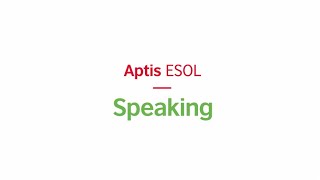 Aptis ESOL Speaking test – format and tips [upl. by Behre590]