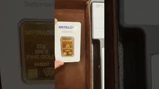 Testing Metalor 20 gram Minted Gold Bars with Sigma Metalytics Precious Metal Verifier [upl. by Stelu]