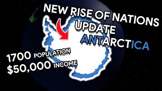 ANTARCTICA GOT ADDED IN RISE OF NATIONS UPDATE 100M VISIT UPDATE [upl. by Gimpel]