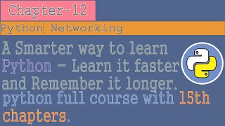 python tutorial for beginners to advanced Chapter  12 python networking [upl. by Gilberto]