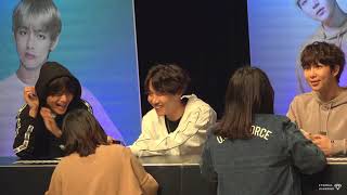 180408 25 BTS Puma Turin fansign 4K JHope focus [upl. by Ahsiener]