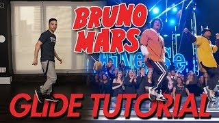 How to do the Bruno Mars Glide Step Hip Hop Dance Moves Tutorial  Mihran Kirakosian [upl. by Yortal]