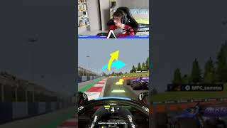 INCROCIO FINITO MALE formula1 automobile landonorris f1game leclerc gaming monza switchback [upl. by Rupert]