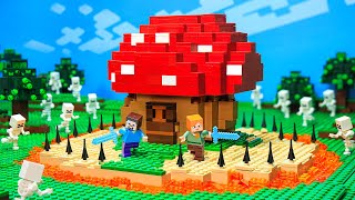 100 Days In Lego Minecraft World  Alex and Steve Life  Best of Brickmine 2  Animation Full Movie [upl. by Howland]