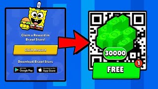 FREE x30000 KRUSTY KASH QR CODE 🎁 STAR DROP amp MEGA BOX OPEN 🥳 BRAWL STARS NEW UPDATE [upl. by Eelnayr]