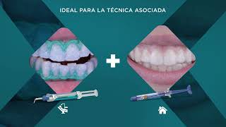 Vídeo uso blanqueamiento clínica de FGM Whiteness HP Automixx 6 más conservador sustancia dental [upl. by Nehgaem740]