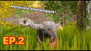 The cursed dinosaur isle  ornithomimus experience FINALLY MORE ACTION [upl. by Miki258]