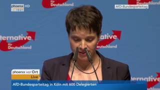 Der erste Tag des Bundesparteitags der AfD vom 22042017 [upl. by Wittenburg]