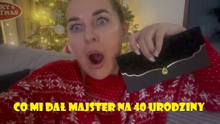 40 URODZINY KUNDZI CO MI DAŁ NA PREZENT MAJSTER 🎄🎄🎄 Vlog Kundzi  odc192 [upl. by Yecak]