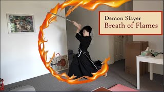 Real Life Demon Slayer  Breath of Flames Explained katana trainingsword talk [upl. by Lotsyrc]