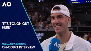 Thanasi Kokkinakis OnCourt Interview  Australian Open 2024 First Round [upl. by Ardnad]