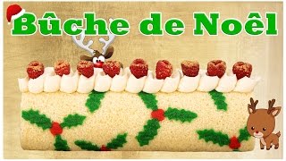 Bûche de Noël  Gâteau roulé avec un imprimé  Roll Cake  Carl Arsenault [upl. by Nolyar495]