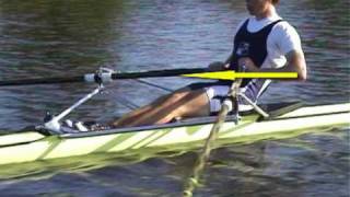 Rudertechnik rowing technique RCB Skiff [upl. by Ule]