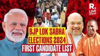 BJP Releases First List For Lok Sabha Polls  BJP Candidates List  Elections 2024 [upl. by Hahnert]