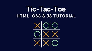 Create TicTacToe Game using HTML CSS amp JavaScript with Canvas [upl. by Ulyram]