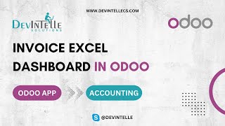 Odoo Invoice Excel Dashboard  Accounting Dashboard [upl. by Sam544]