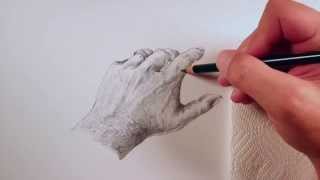 How to Draw a Realistic Hand [upl. by Gnod660]