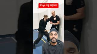 Knife defence and attack youtubeshorts selfdenfense ninja [upl. by Purity]