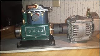 Assembling and test running the Sirius steam engine generator part 7 [upl. by Ozneral848]