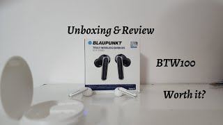 Blaupunkt btw100 truly wireless Bluetooth earbuds unboxing with review jstech [upl. by Thury]