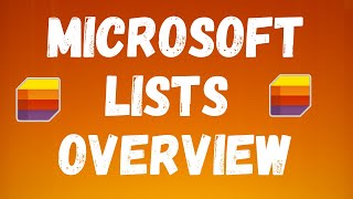 Microsoft Lists Overview [upl. by Ecirtal632]