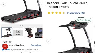 Reebok GT40s Tredmill REVIEW [upl. by Diba29]