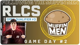 Following the MUFFIN MEN  2024 NA RLCS OPEN QUAL 3 Day 2  Squishy Aqua Gimmick [upl. by Dnomyar]