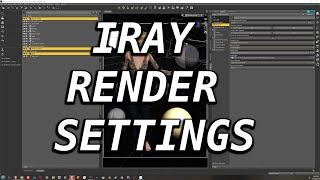 Render Settings Iray 2022 [upl. by Timoteo]