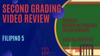 🍎SECOND PERIODICAL TEST VIDEO REVIEW  FILIPINO 5 [upl. by Bahe146]