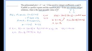 2022 MATHCOUNTS State Competition Target 8Vietas Relation Polynomials and a bit number theory [upl. by Rebmyt874]